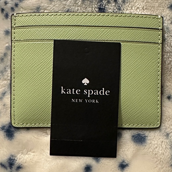 Kate Spade Mint Green Card Holder - Picture 5 of 5